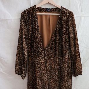 JCrew Velvet Wrap Dress - size 4